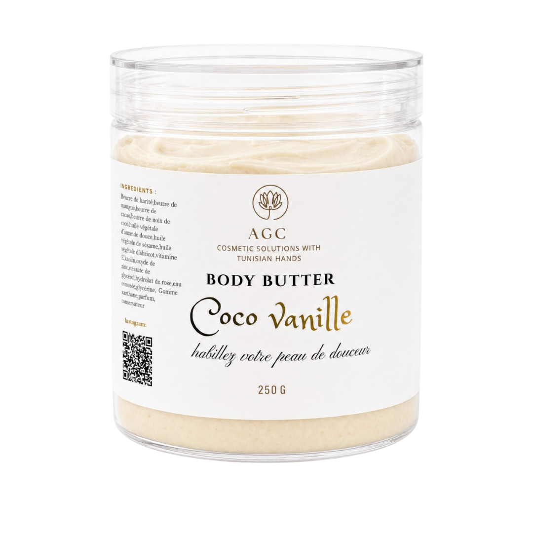 AGC Body Butter Coco Vanille – Beurre Corporel 250 g