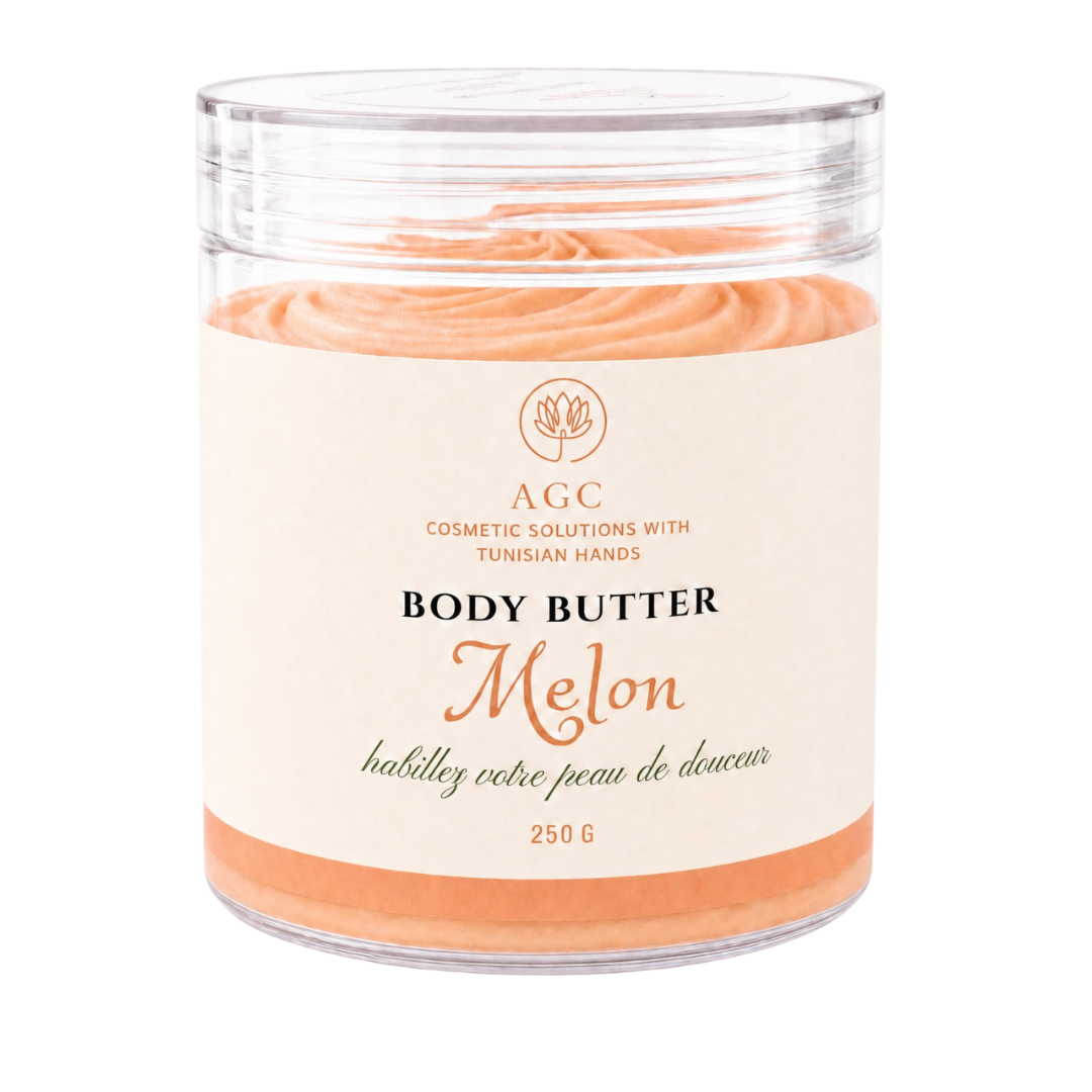 Body Butter Melon 250 g – Soin Corps | AGC